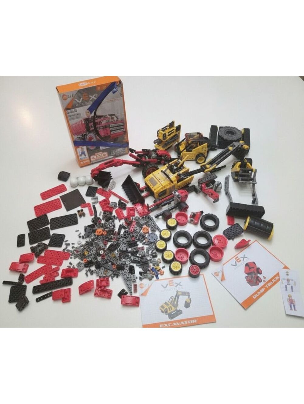 Huge HEXBUG VEX Robotics Construction Lot Mixed Vehicles & Manuals